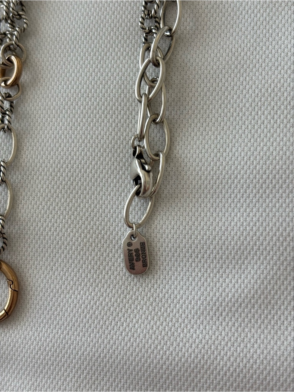 Retired James Avery | Circle Lariat Changeable Charm Necklace - Picture 4 of 8